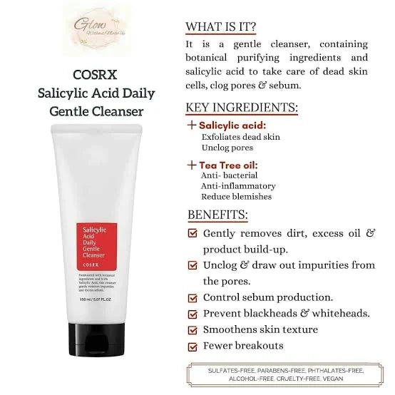 COSRX - Salicylic Acid Gentle Daily Cleanser 150ml