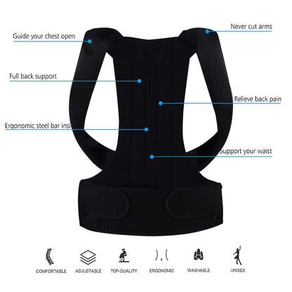 Posture Corrector Back Brace For Women And Men Back Support Belt