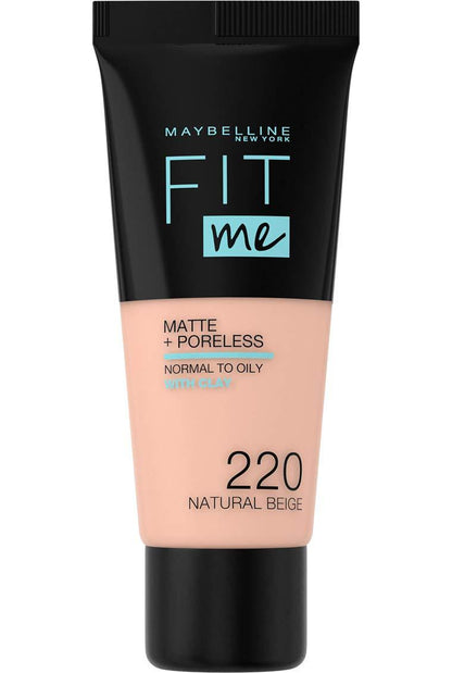 Maybelline New York Fit Me Matte & Poreless Liquid Foundation 18ml Tube