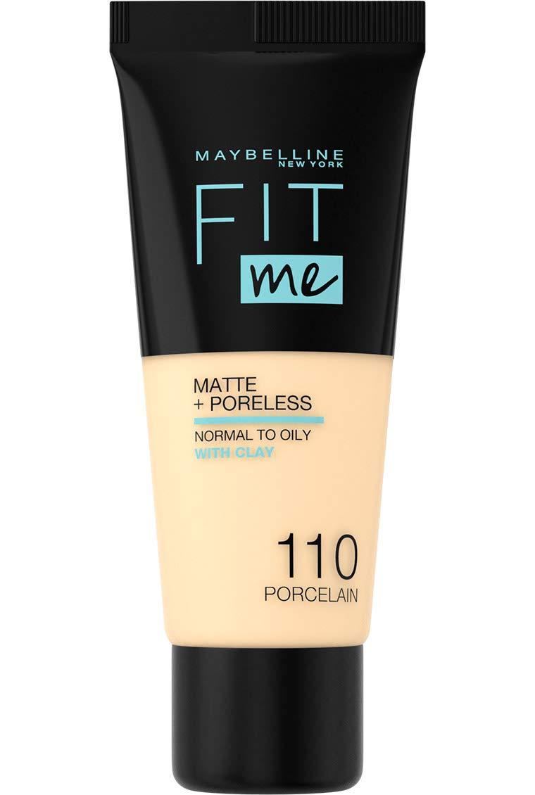 Maybelline New York Fit Me Matte & Poreless Liquid Foundation 18ml Tube