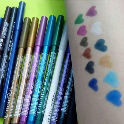 Flormar Waterproof Eyeliner- pack of 12 eye pencils