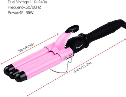 3 Barrel Curling Iron Hair Waver