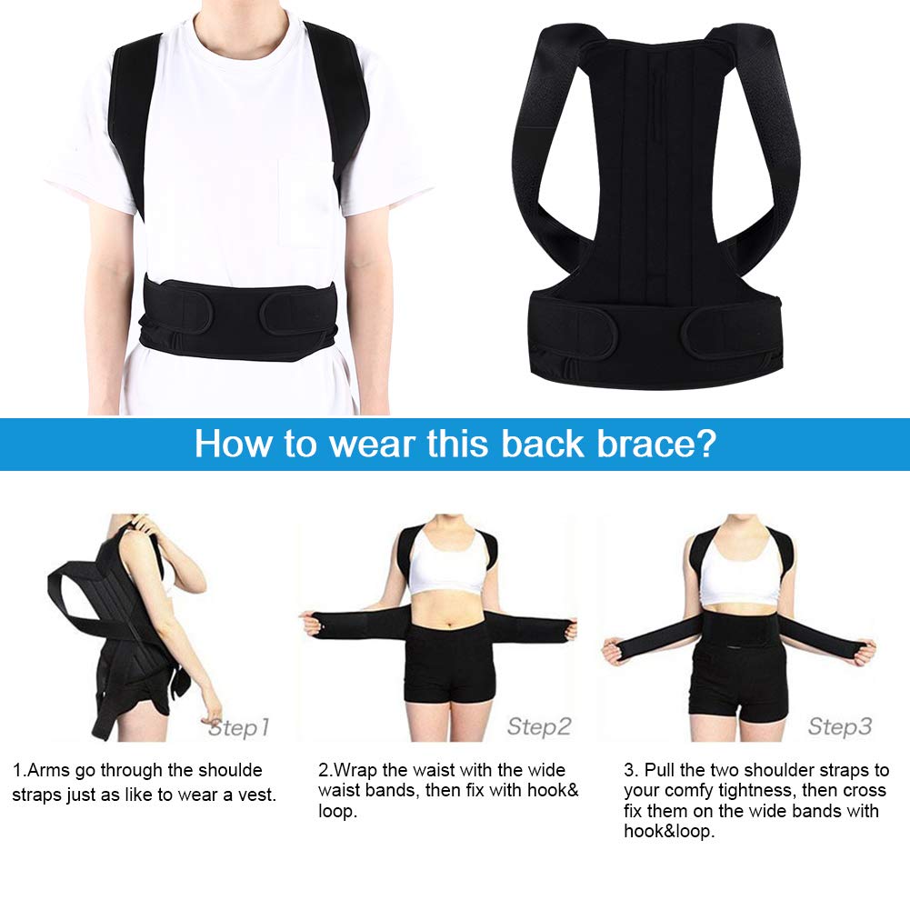 Posture Corrector Back Brace For Women And Men Back Support Belt –