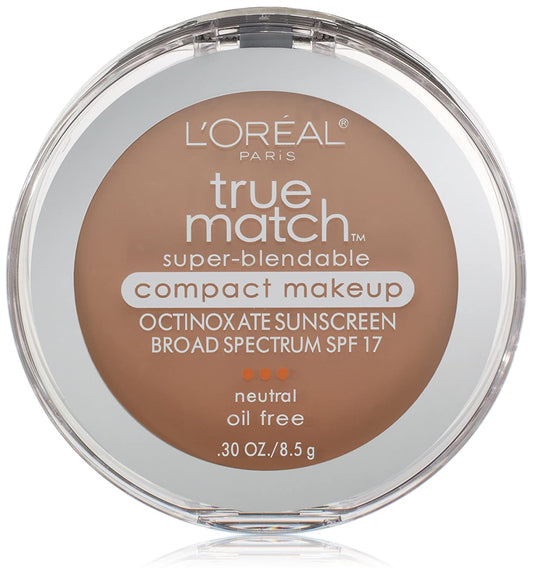 L'Oréal Paris True Match Super-Blendable Compact Makeup, N4 Buff Beige