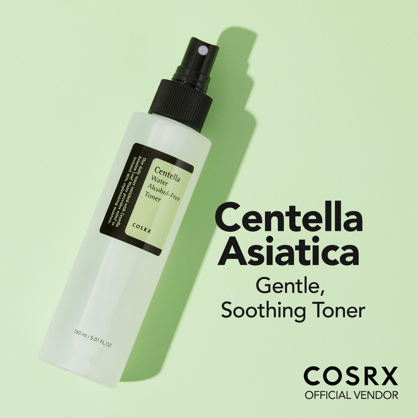 COSRX Centella water alcohol-free toner 150 ml