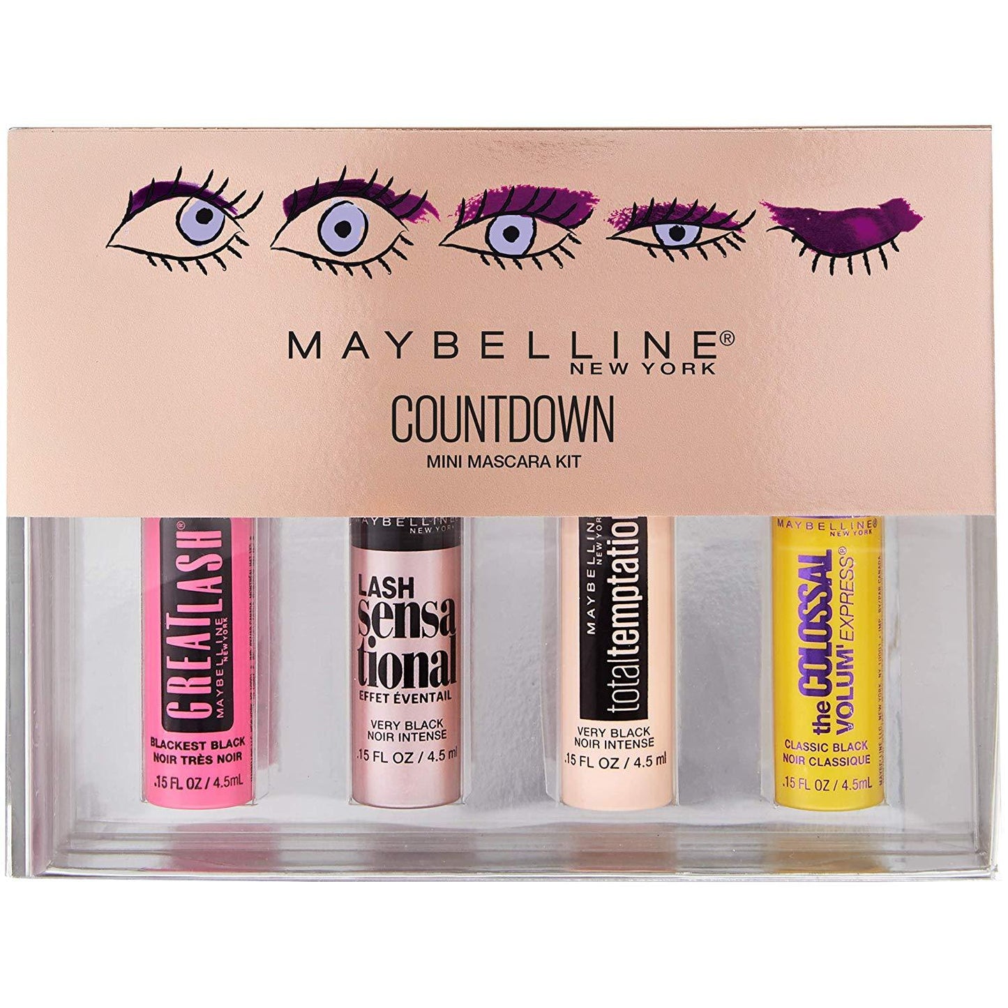 Maybelline Countdown Mini Mascara Kit