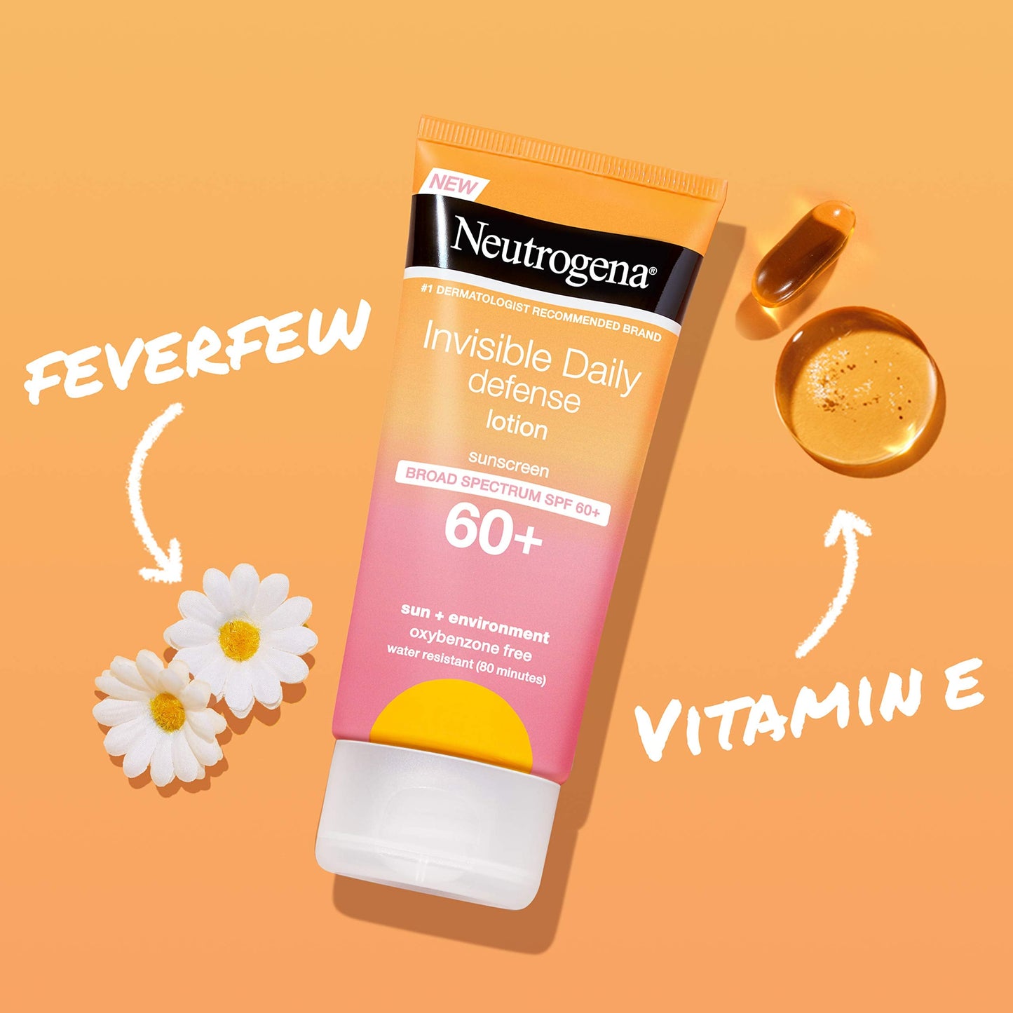 Neutrogena invisible daily defense spf 60+ sunscreen