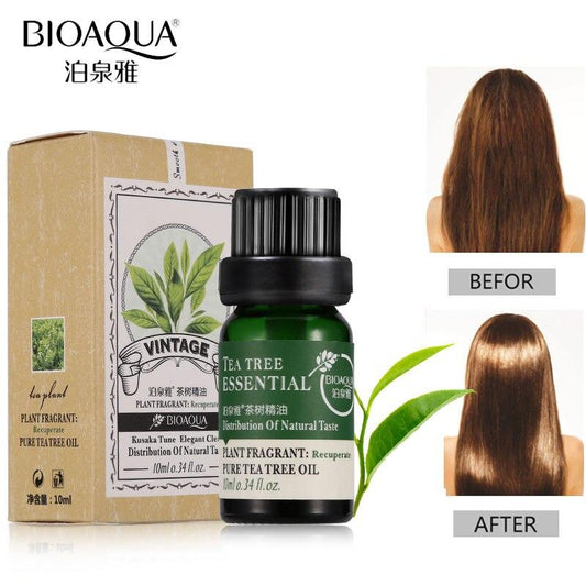 BIOAQUA Pure Tea Tree Essential Oil Acne Treatment Blackhead Remover