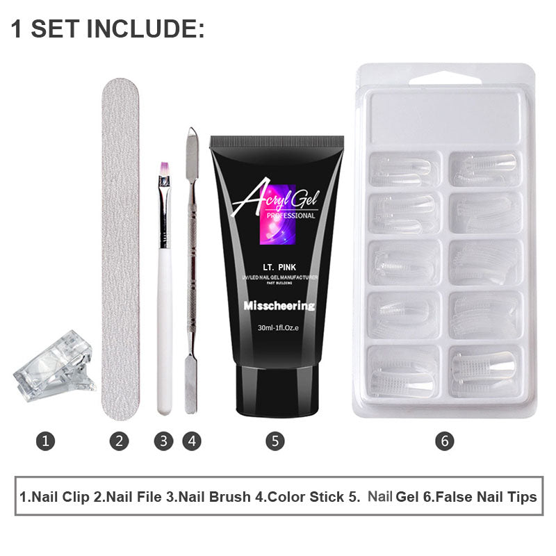 Acryl Nail Gel Kit for Extension Nails