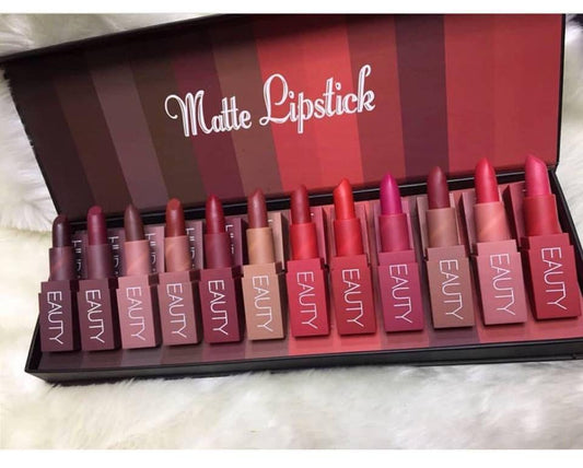Huda Beauty Matte Lipsticks Set of 12