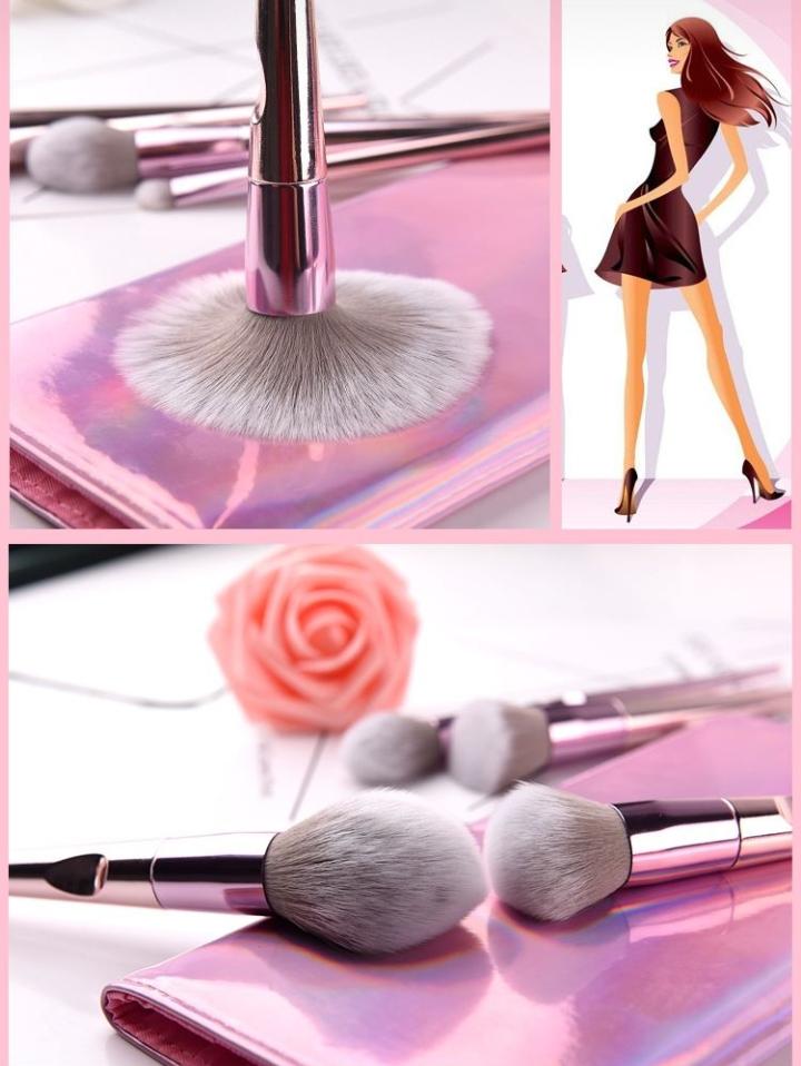 BH Pink Perfection Chrome Brushes 10 Pcs