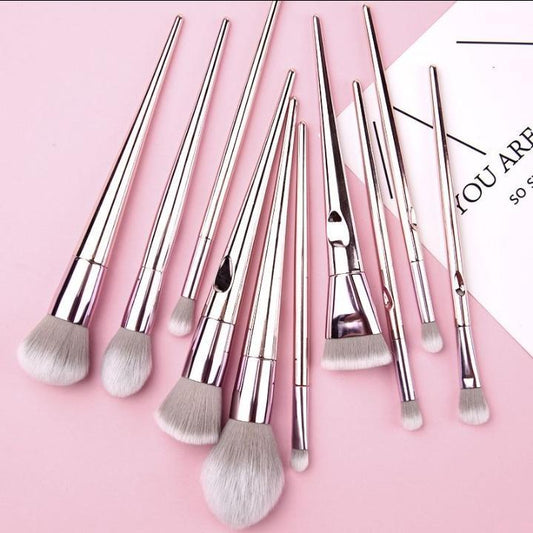 BH Pink Perfection Chrome Brushes 10 Pcs