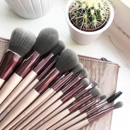 BH Cosmetics Lavish Elegance 15 Pieces Brush Set with Bag