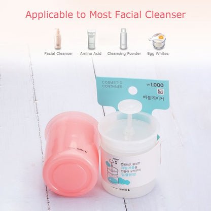 Portable Foam Bubble Maker For Shampoo Face Cleanser