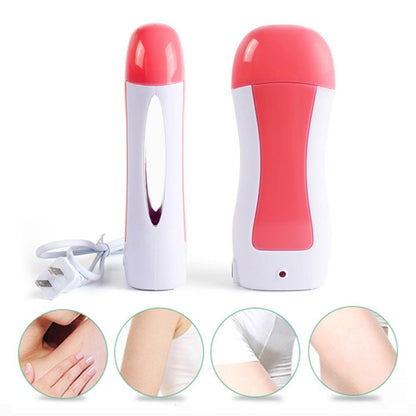 Depilatory Wax Heater Roll On Hair Removal Kit