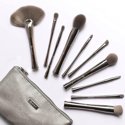 Smoke 'n Mirrors 10 Piece Metalized Brush Set with Bag