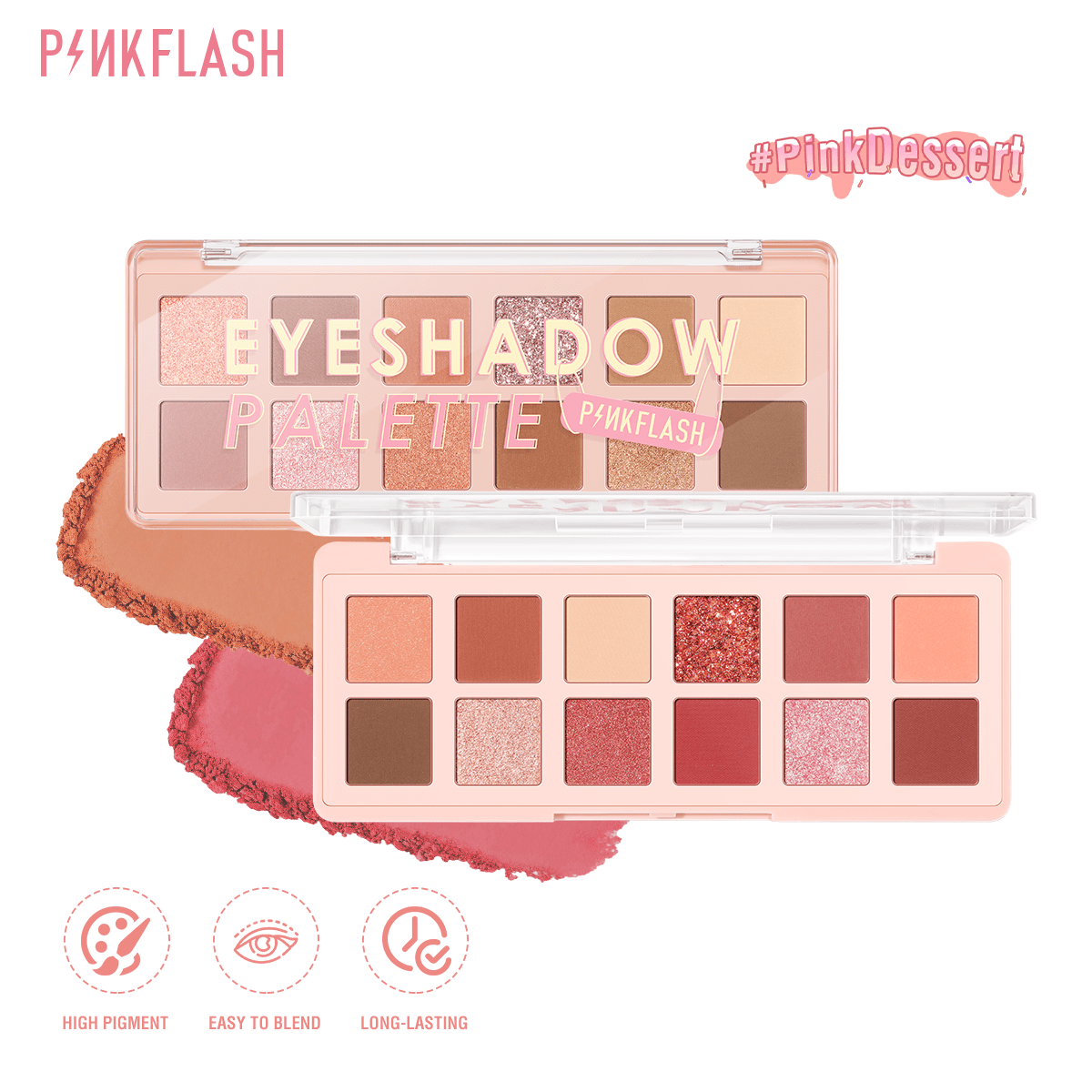 Pinkflash Pro Eyeshadow Palette PF-E15