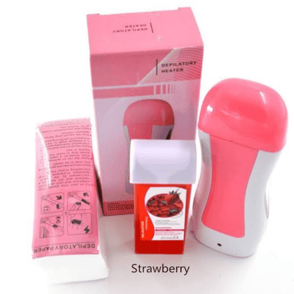 Depilatory Wax Heater Roll On Hair Removal Kit